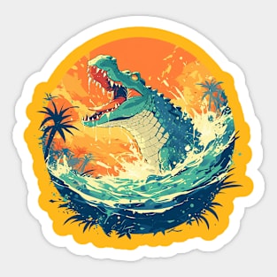 crocodile Sticker